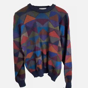 Vintage 100% Alpaca Sweater Handloomed in Bolivia Millma Crewneck Pullover Small